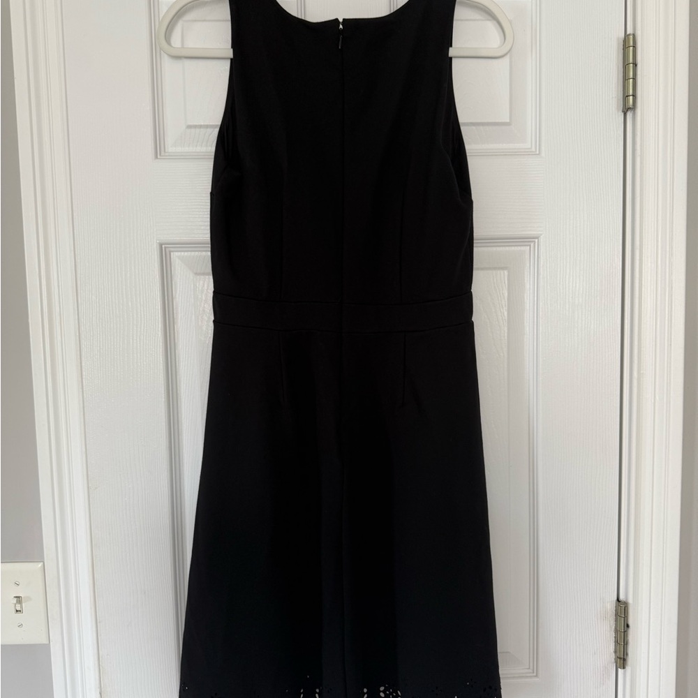 LOFT Black Midi Dress